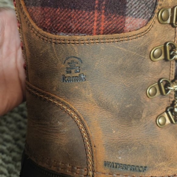 Kamik Sienna F2 Snow Boot Cuffed Plaid Snow Boot - Picture 8 of 11